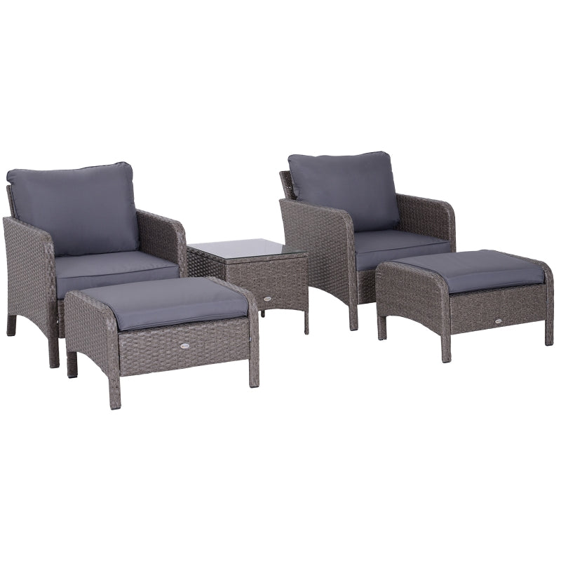 Nancy's Dursley Lounge Chairs - Lounge Set - 5-piece - Gray