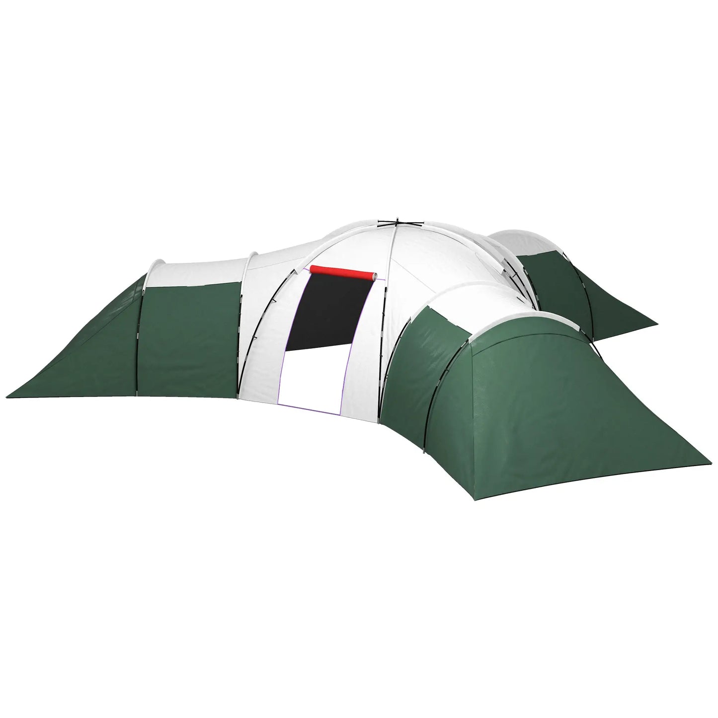 Nancy's Concei Kampeertent - Camping Tent - 3 Slaapcabines - Waterdicht - Groen
