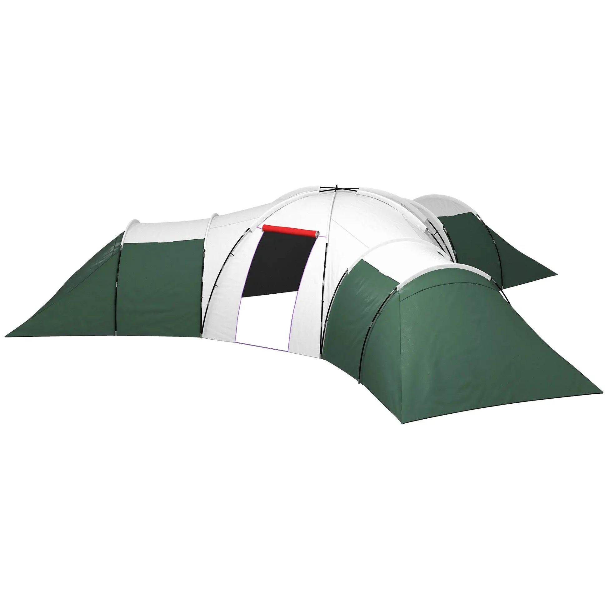 Nancy's Concei Kampeertent - Camping Tent - 3 Slaapcabines - Waterdicht - Groen
