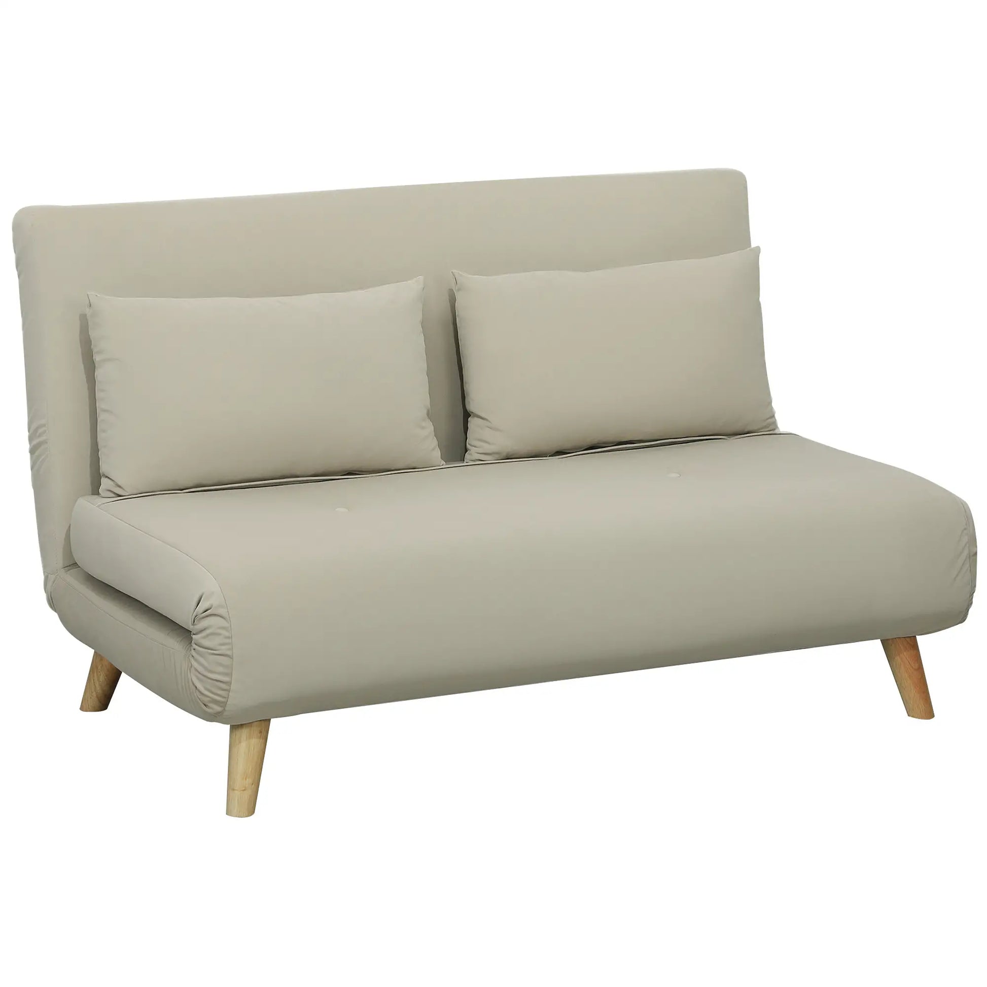 Nancy's Crissolo Slaapbank - Zitbank - Logeerbank - Beige - Fluweel