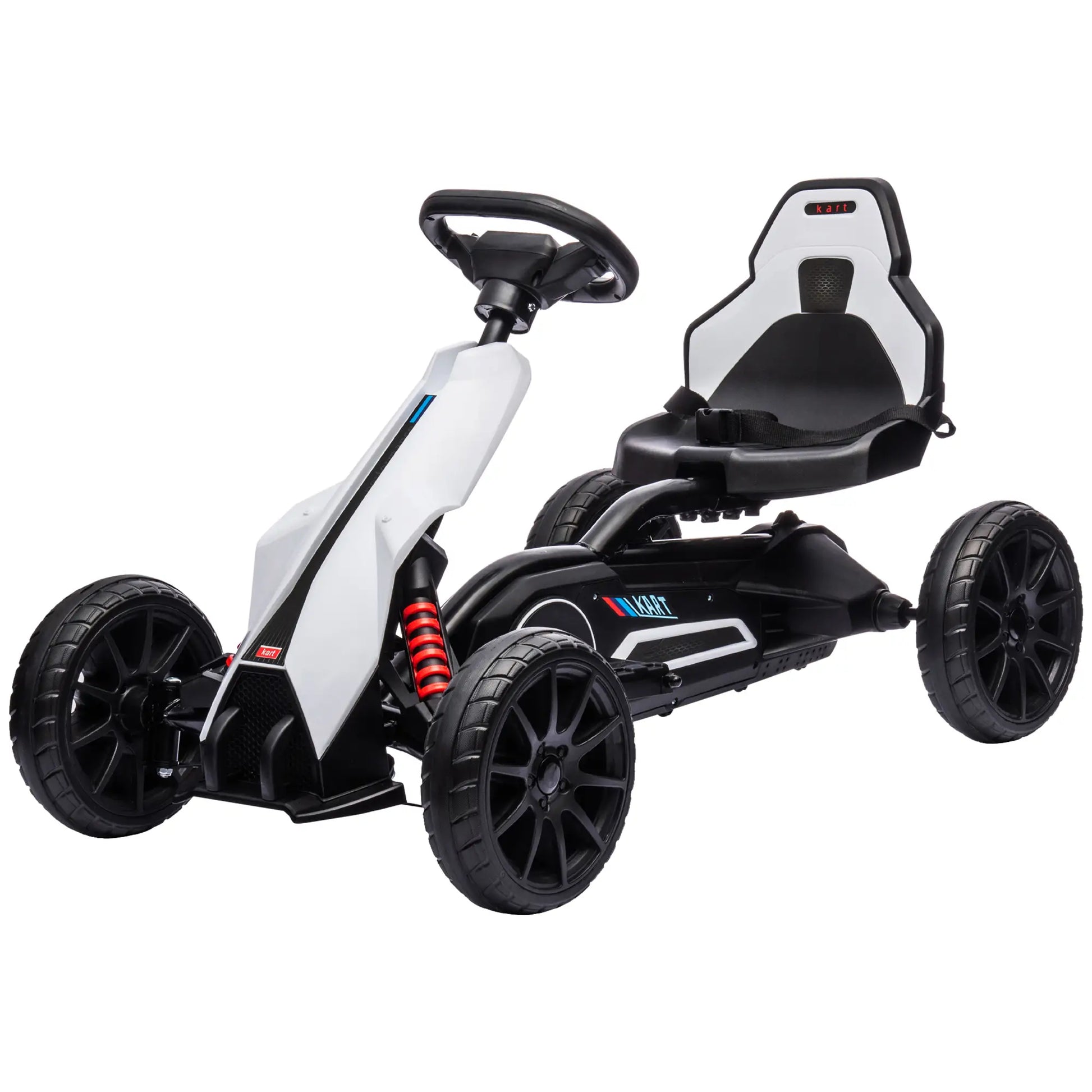 Nancy's Lamon Kinderkart - Kart voor Kinderen - Elektrisch - 3 tot 5 km/u - Wit