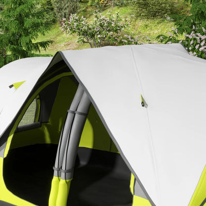 Nancy's Dugenta Kampeertent - 6-Persoons Campingtent - 2 Slaapkamers - 450 x 215 x 180 cm