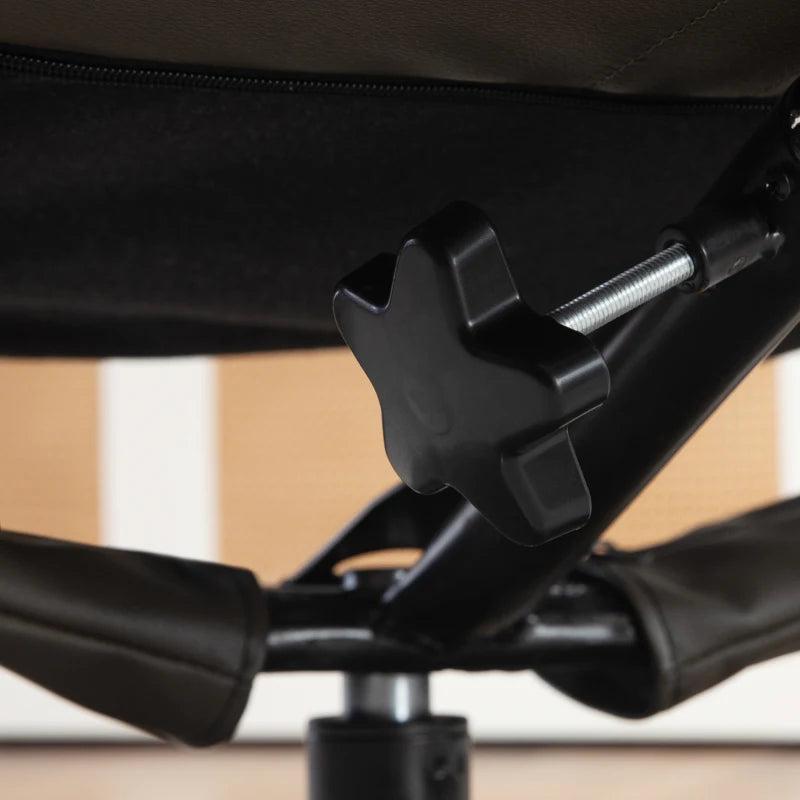 Nancy's Calvos Relaxfauteuil - Relaxstoel - Ligstoel - Vertelbare rugleuning - Schommelfunctie - Grijs - Kunstleer