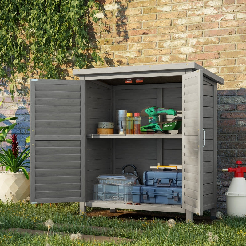 Nancy's Hove Garden cupboard - Shed - Storage shed - Gray - Pine wood