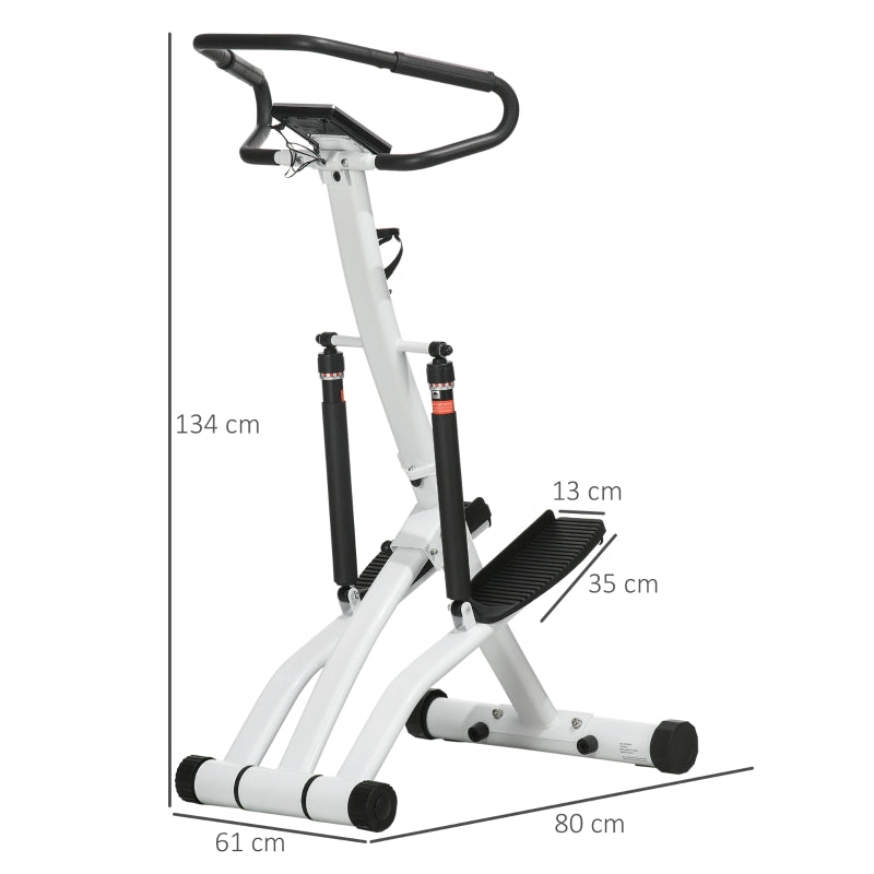 Nancy's Spalding Stepper - Fitness Step - Step Device - With Monitor - 12 steps hydraulic resistance