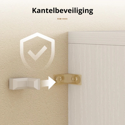 Nancy's Pioraco Keukenkast - Voorraadkast - Opbergkast - Buffetkast - Wit - 60 x 35 x 180 cm