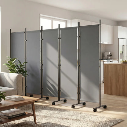 Nancy's Sfruz Terrasscherm - Privacyscherm - Windscherm - Donkergrijs - ± 250 x 40 x 170 cm