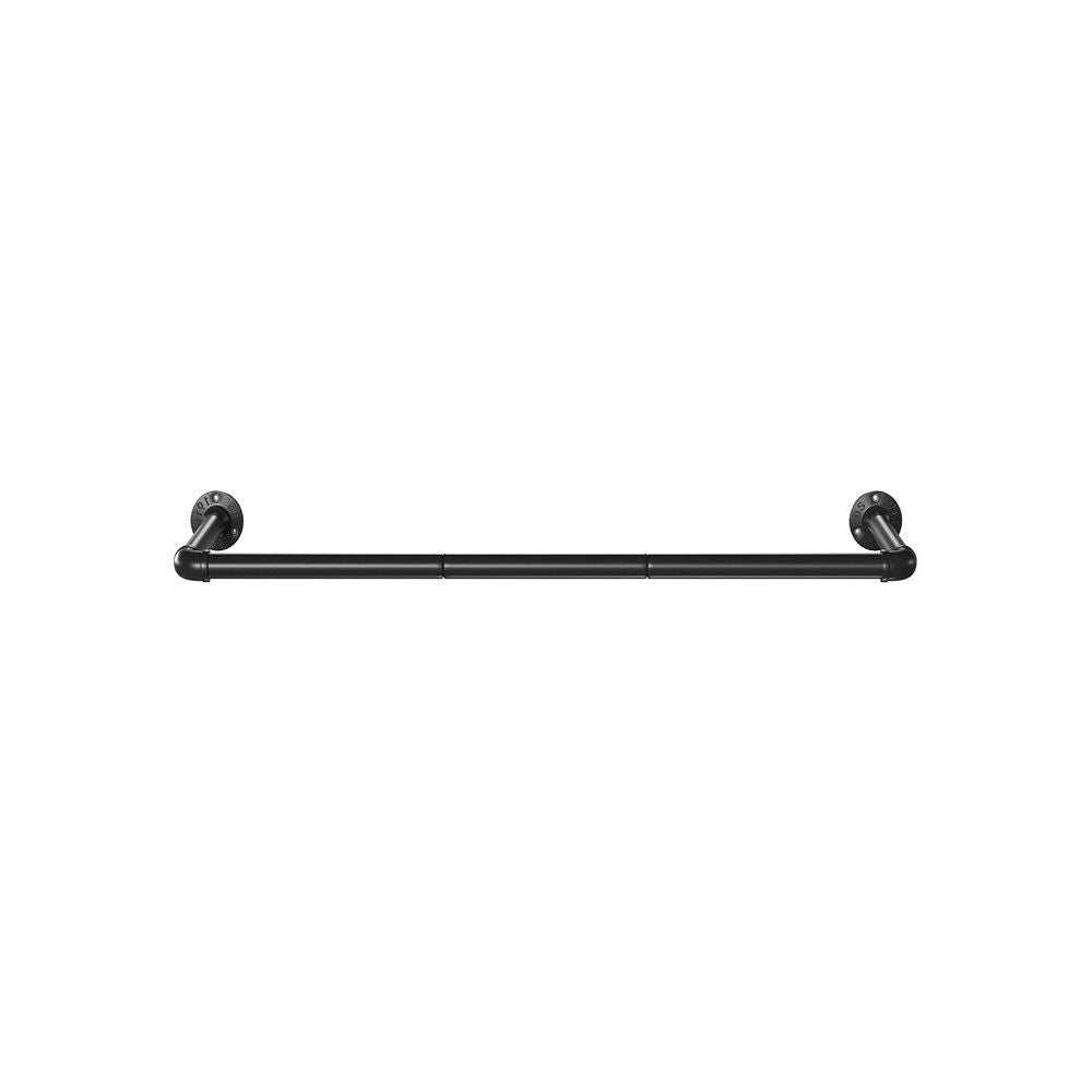 Nancy's Foul Bight Clothes Rack - Wall Coat Rack - 1 Rod - Black - Metal - 92 x 30 x 7.5 cm