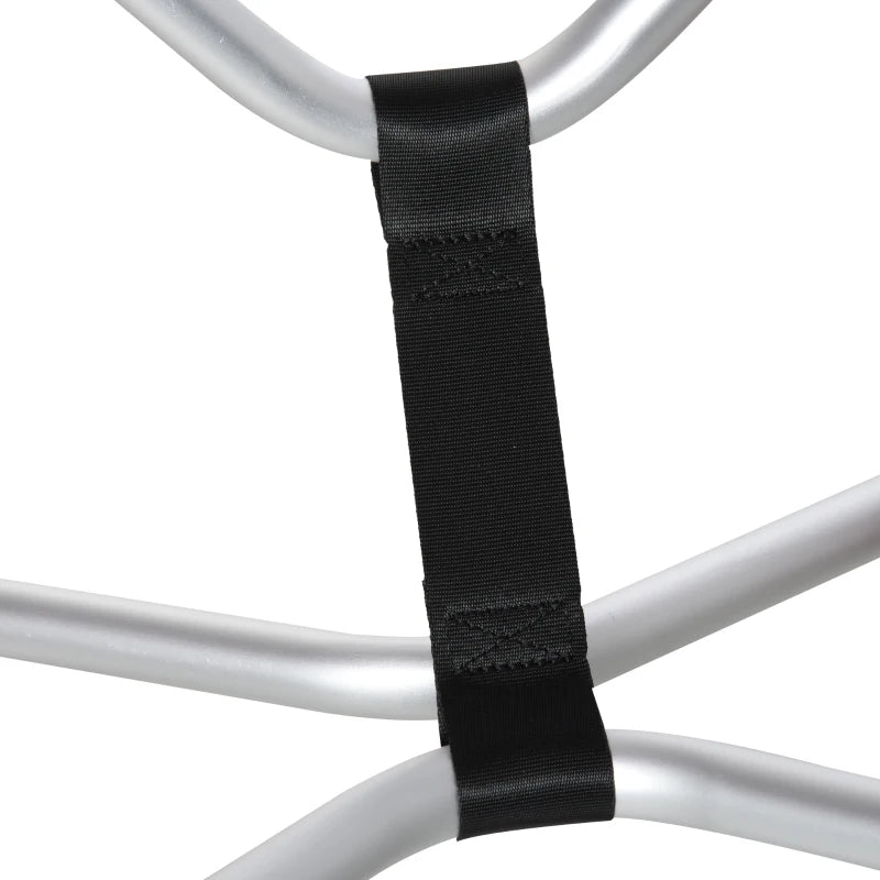 Nancy's Quarrata Kajakwagen - Bootwagen - Opvouwbaar - Zilver - ± 75 x 45 x 45 cm