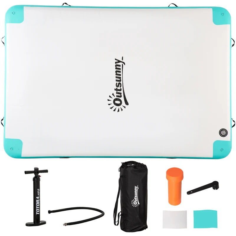 Nancy's Putignano Luchtbed - Zwemeiland - Watermatras - Antislip - ± 305 x 205 x 15 cm