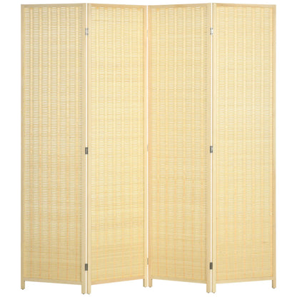 Nancy's Areias Kamerscherm - Privacyscherm - Roomdivider - Bamboe / Dennenhout - 180 x 180 cm
