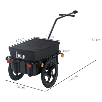 Nancy's Boncore Fietskar - Fietsaanhangwagen - Transportaanhangwagen - ± 145 x 60 x 80 cm