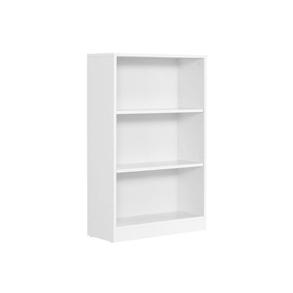 Bibliothèque Tadley de Nancy Blanc - Meuble de rangement à 3 compartiments - Placard - Moderne - 60 x 24 x 93 cm