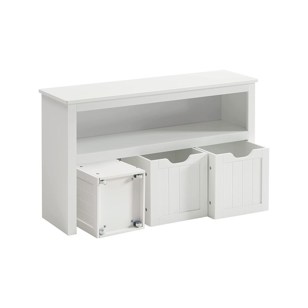 Nancy's Salcombe Toy Cabinet - Toy Organizer - Toy Storage - White - 102 x 30 x 60 cm