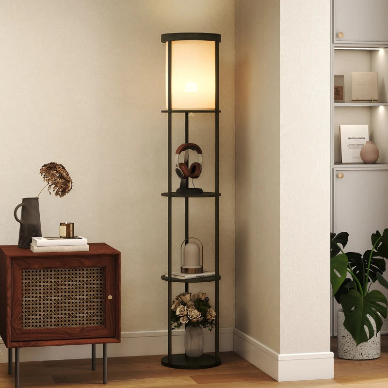 Nancy's Paganica Vloerlamp - Staande Lamp - Instelbare kleurtemperatuur - Zwart / Wit