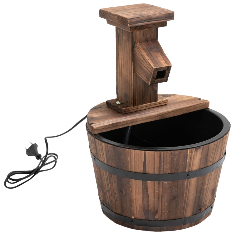 Nancy's Ka'kabish Garden Fountain - Electric Fountain - Pine Wood