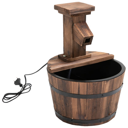 Nancy's Ka'kabish Tuinfontein - Elektrische fontein- Dennenhout