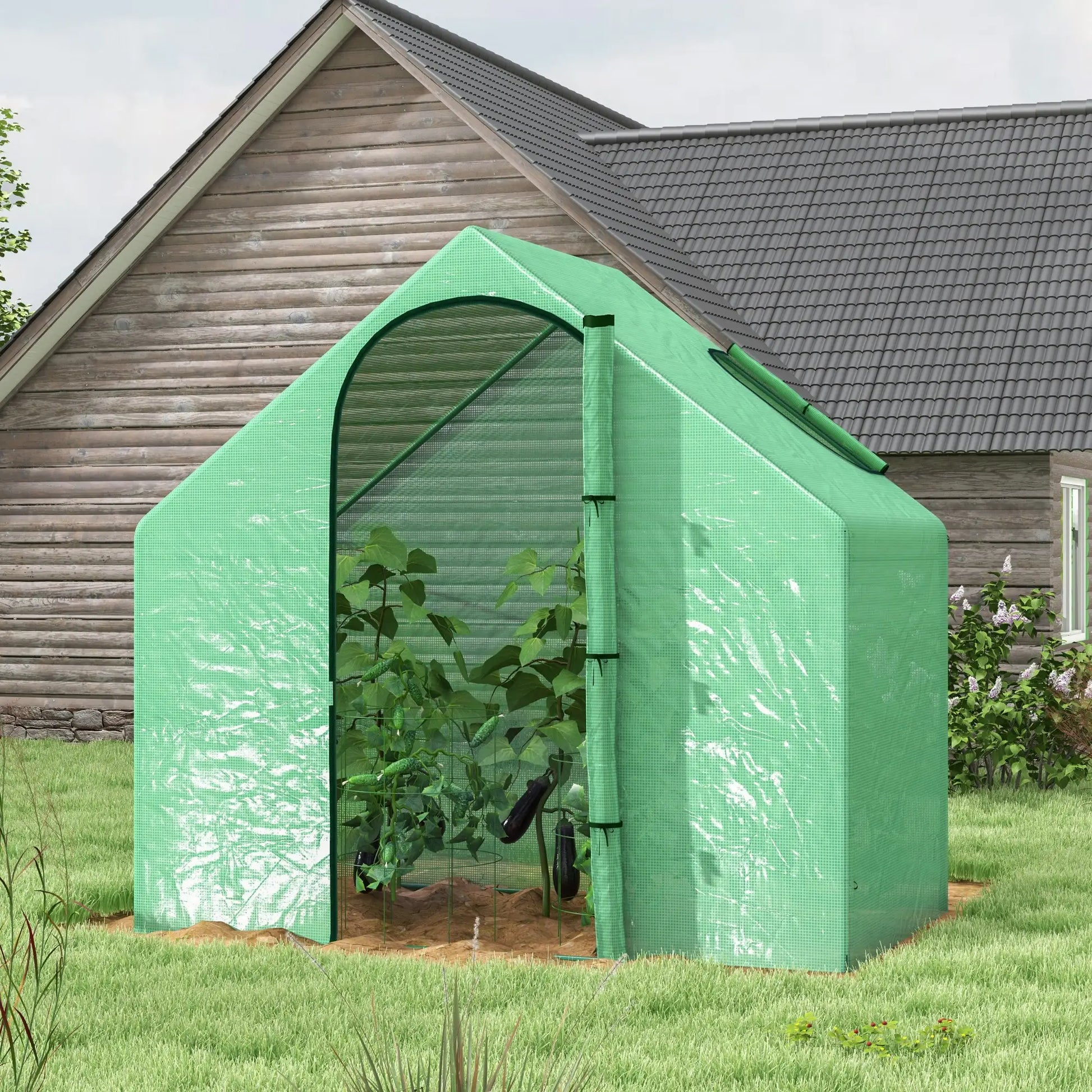 Nancy's Argivai Kweekkas - Inloopkas - Plantenkas - Tuinkas - Groen - ± 180 x 100 x 170 cm