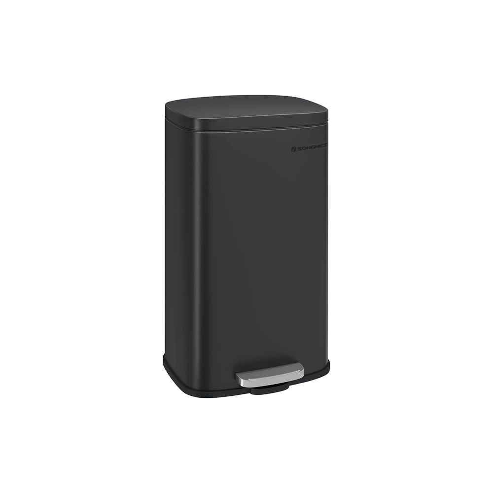 Nancy's Aspatria Trash Can - Waste Bin - Pedal Bin - Black - 30 liters