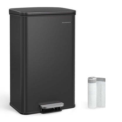 Nancy's Morbegno Pedaalemmer - Afvalbak - Prullenbak - Zwart - 40 Liter