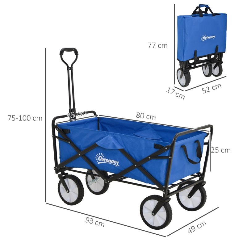 Nancy's Austin Bolderwagen - Chariot de plage - Bolderwagen - Chariot de transport - Pliable