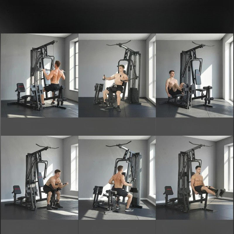 Nancy's Rabbi Krachtstation - Leg-press station - Fitness machine - Multifunctioneel Fitness Station -± 160 x 160 x 210 cm