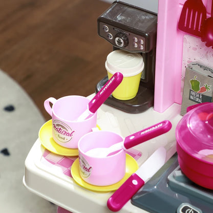 Nancy's Nora Kinderkeuken - Speelkeuken - 33-Delige Set - Roze