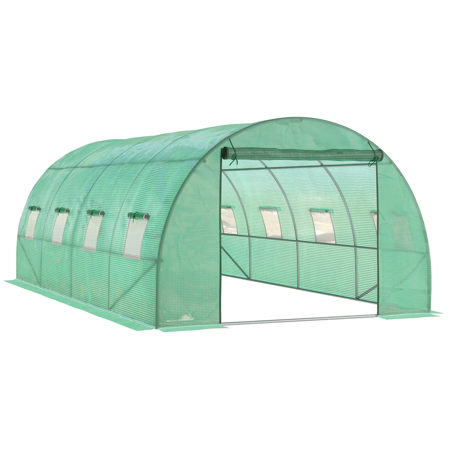 Nancy's Esmolfe Foliekas - Inloopkas - Kweekkas - Plantenkas - Tuinkas - Groen - ± 600 x 300 x 200 cm