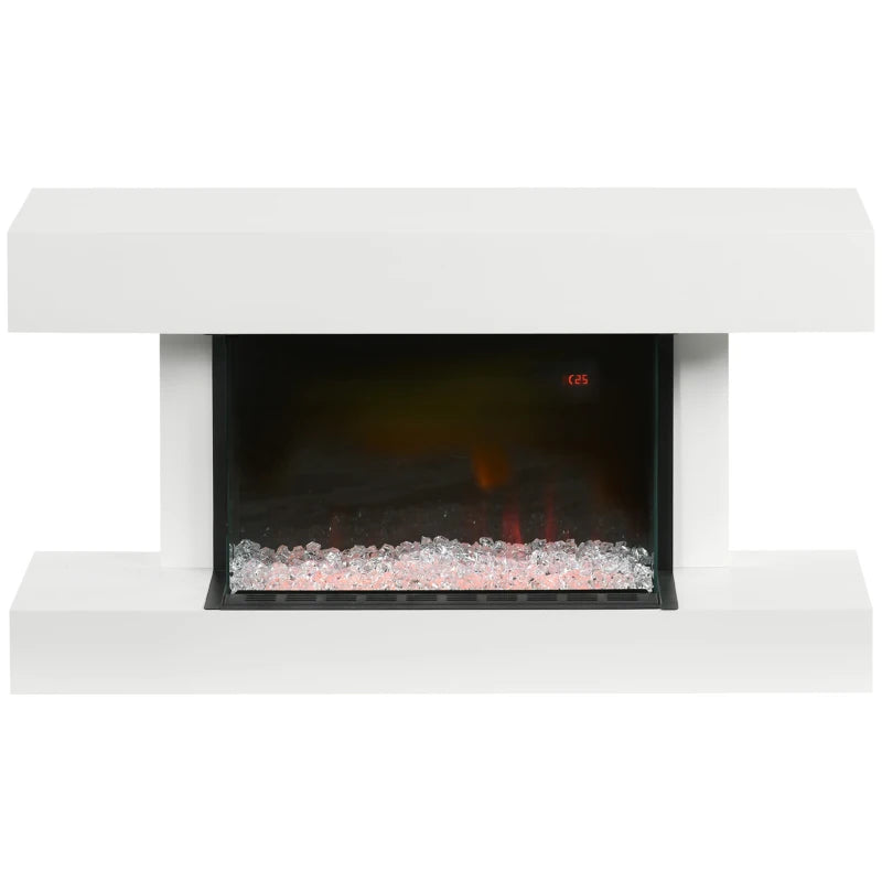 Nancy's Murisengo Elektrische Haard - Moderne LED-Haard - Vlammeneffect - Wit