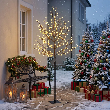 Nancy's Varigotti Verlichtingsboom - Kerstverlichting - LED-Kerstboom - Lampjes - Kerstdecoratie - Timer & Lichtmodi - 180 cm hoog