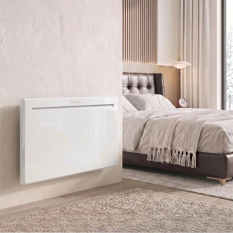 Nancy's Vallarsa Kachel - Convectieverwarming - Slimme verwarming - Thermostaat & timer - Wit