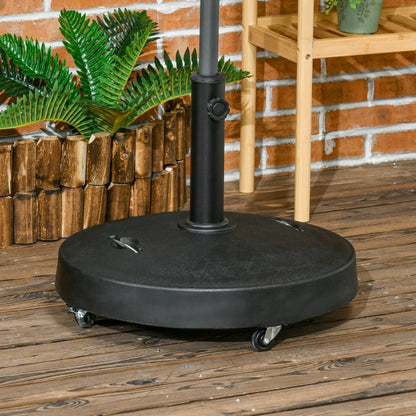 Nancy's Ivybridge Parasolvoet - Parasol standaard - Zwart - Geschikt voor parasolstokken van Ø38 mm tot Ø48 mm