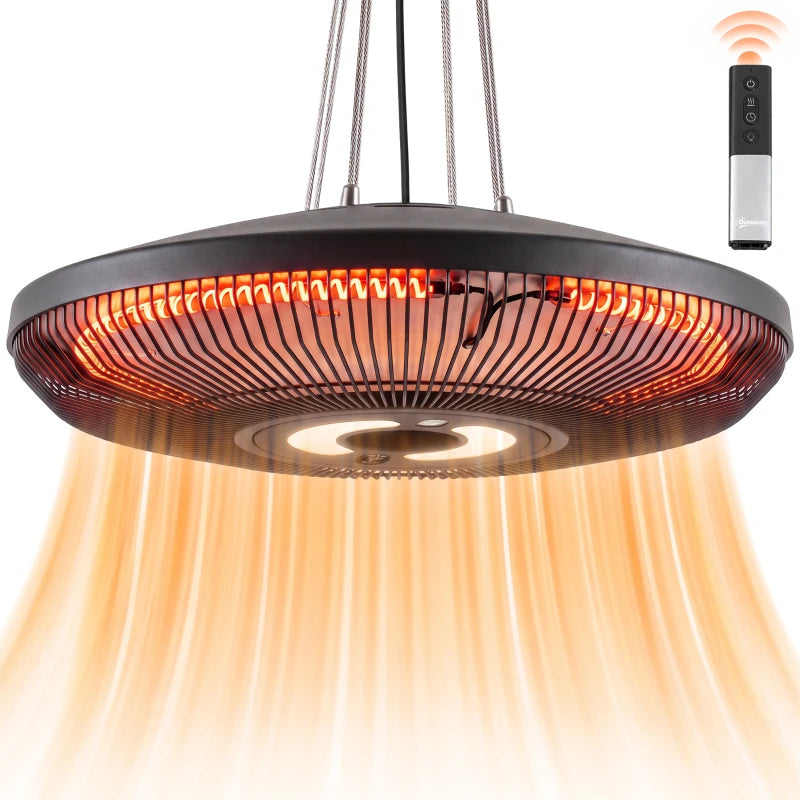 Nancy's Tredozio Terrasverwarming - Terras verwarmer - Infraroodverwarming - Verlichting - Zwart