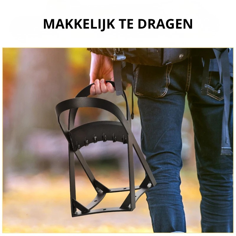 Nancy's Nebida Houtkliever - Zwart - Staal