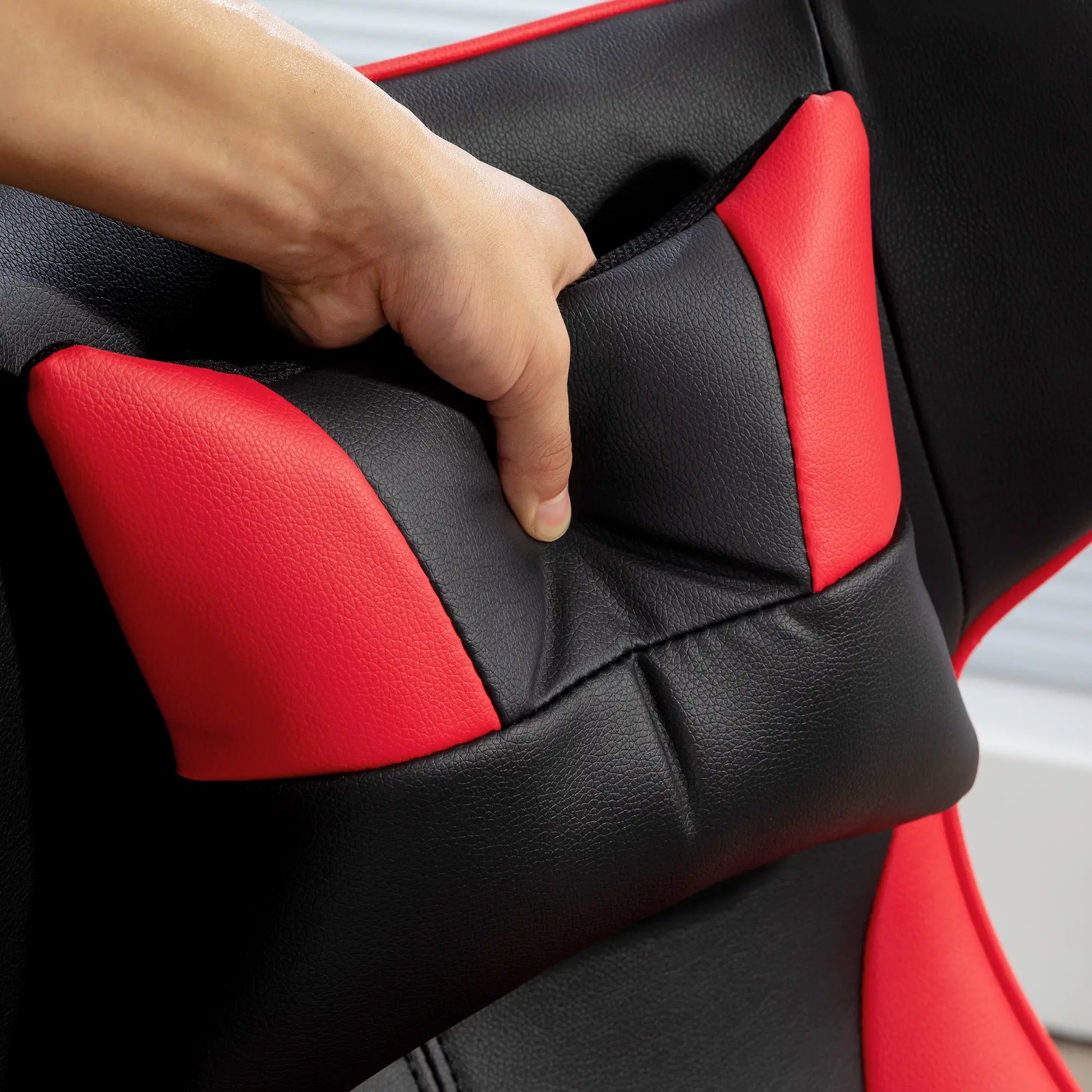 Nancy's Lagarinhos Gamestoel - Gaming stoel - Verstelbaar - Ergonomisch - Draaibaar - Zwart / Rood