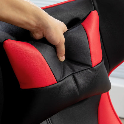 Nancy's Lagarinhos Gamestoel - Gaming stoel - Verstelbaar - Ergonomisch - Draaibaar - Zwart / Rood