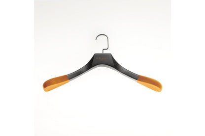 Milano Luxurious Chic orange velvet clothes hanger with black hook