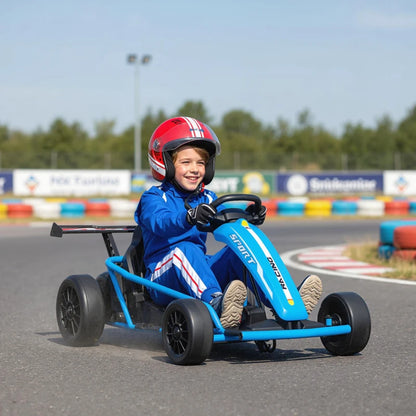 Nancy's Peveragno Elektrische auto voor kinderen - Elektrische skelter - Kinderauto - Elektrische kart - 6-13 km/u - Blauw