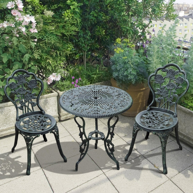 Ensemble Bistro Nancy's Becka - Ensemble de jardin - Ensemble de balcon - Vert antique