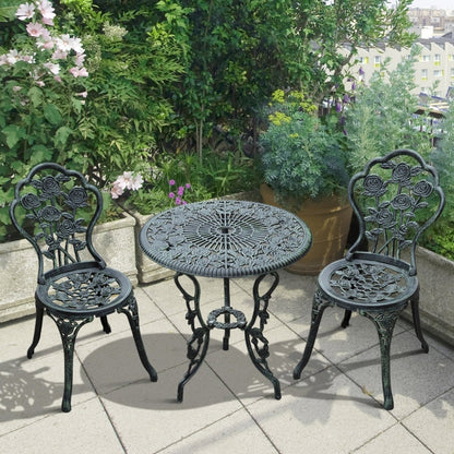 Nancy's Becka Bistroset - Tuinset - Balkonset - Antiek groen