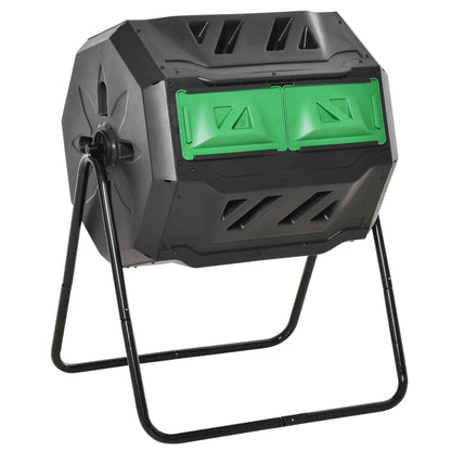 Nancy's Ranco Composter - Compostbak - Composteerder - Zwart - ± 70 x 65 x 95cm