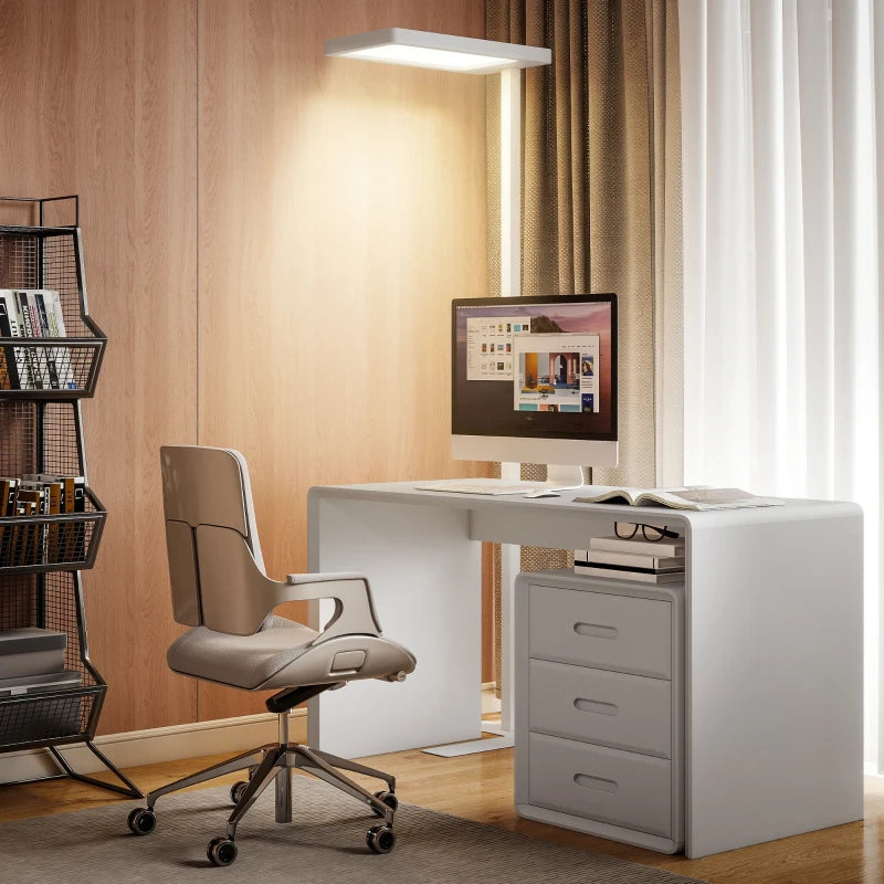 Nancy's Parenti Vloerlamp - Staande Lamp - Aanpasbare verlichting - Wit - Staal