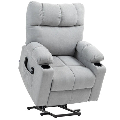 Nancy's Excames Sta op stoel - Opsta stoel - Seniorenstoel - Massagestoel - Relaxfauteuil - Grijs