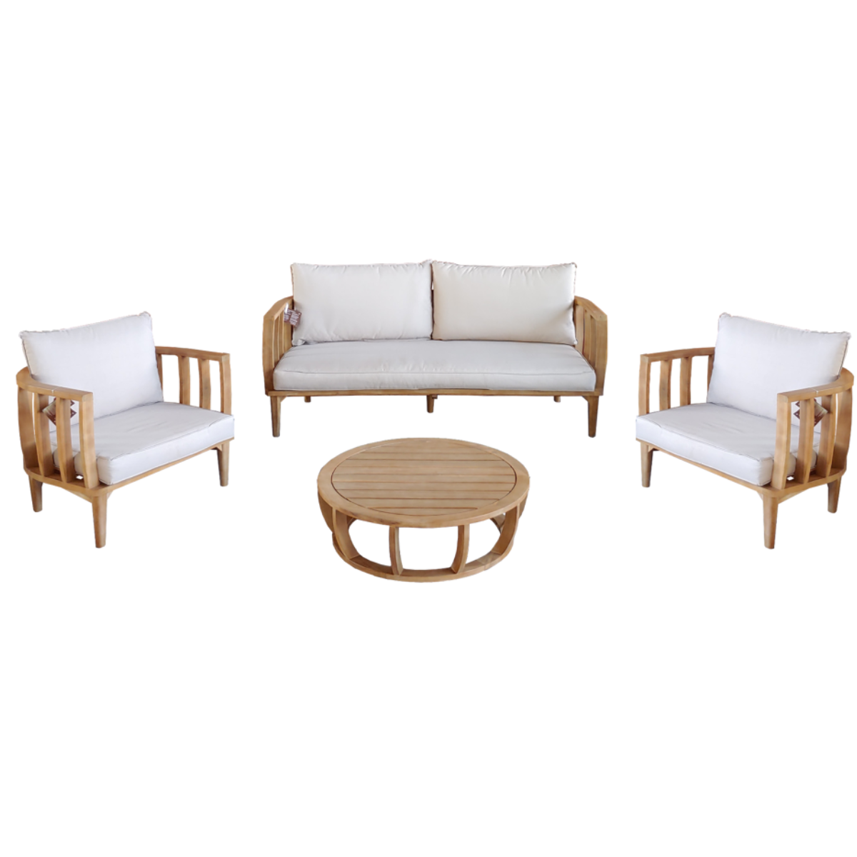 Nancy's Mataro Lounge Set - Lounge Furniture - 4-piece Lounge Set - Acacia wood