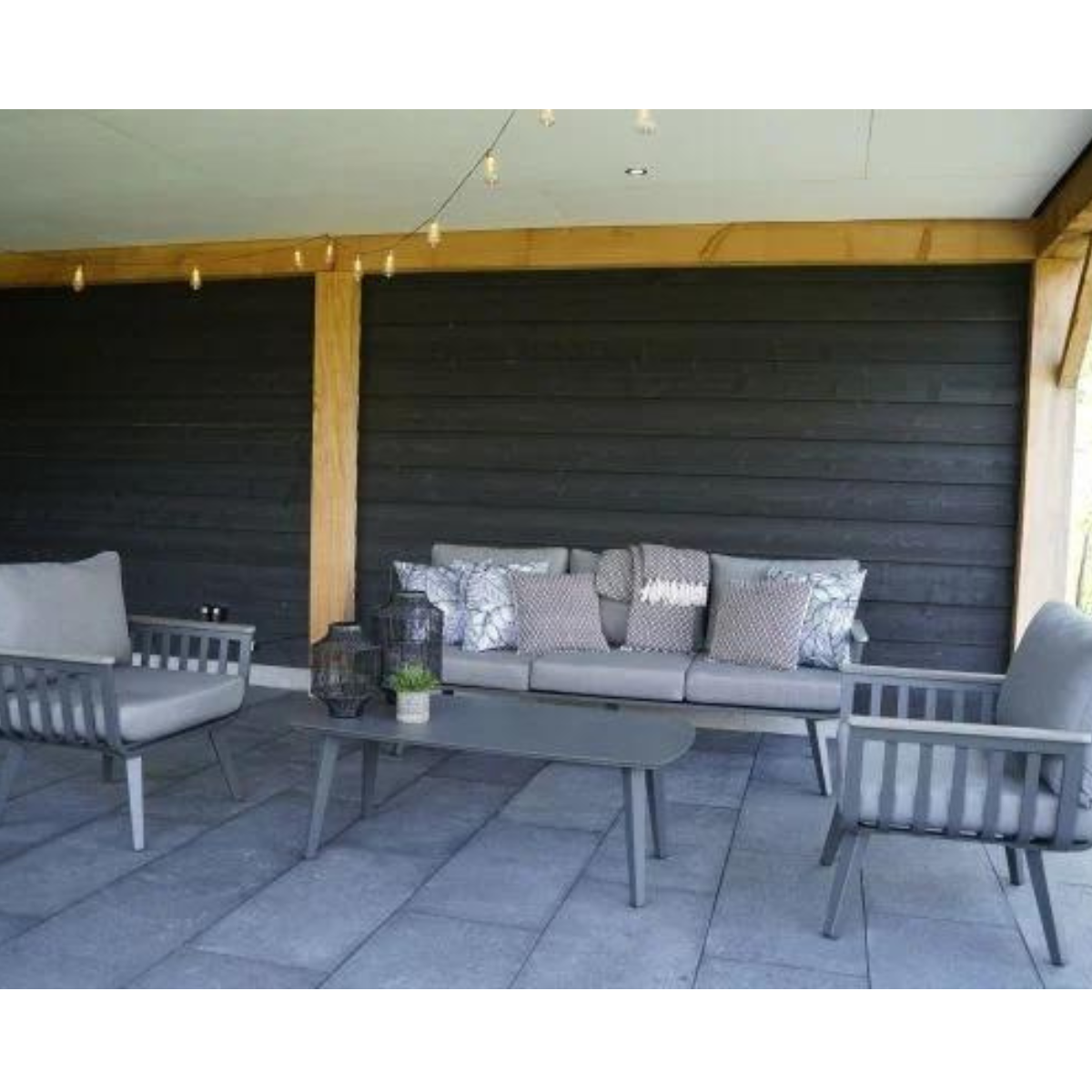Nancy's Sanny Loungeset - 4-delige Tuin Set - Loungebank - Lounge Set