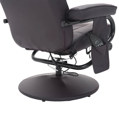 Nancy's Bobadela Massagestoel - Massage Fauteuil - Relaxstoel - Bruin - Kunstleer