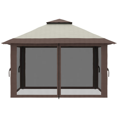 Nany's Pavlara Pavilion - Party Tent - Garden pavilion - Beige - ± 400 x 400 cm