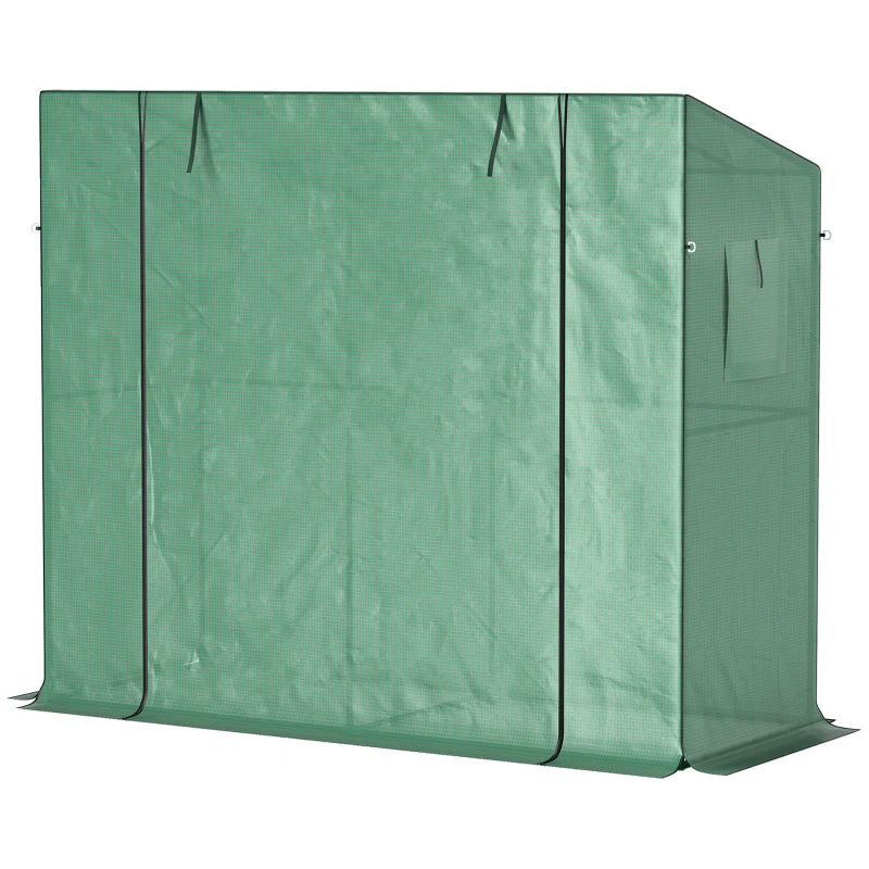 Nancy's Poirino Tuinkas - Plantenkas - Kweekkas - Groen - ± 200 x 75 x 170/150 cm