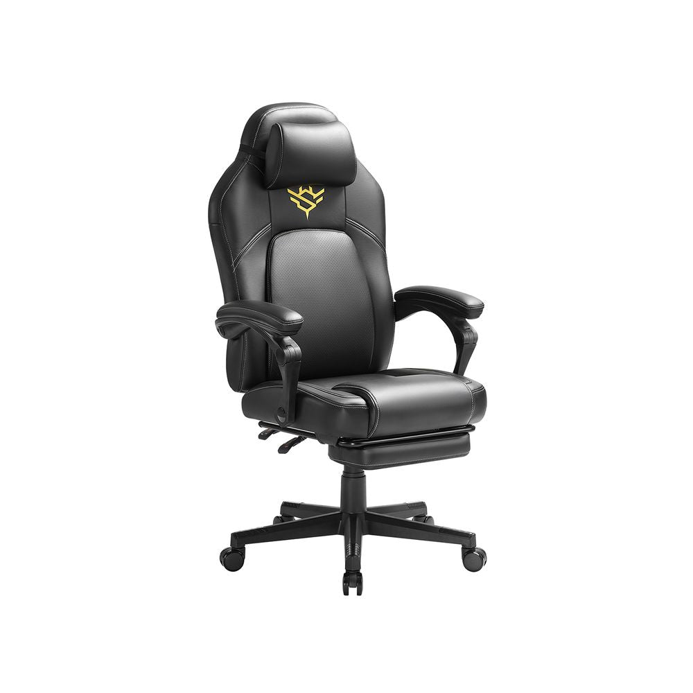 Nancy's Caveira Gamestoel - Gaming Stoel - Bureaustoel - Computerstoel - Zwart - Kunstleer