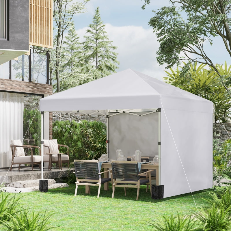 Nancy's Prudhoe Party tent - Garden tent - Garden Pavilion - Party tent - White - ± 300 x 300 cm